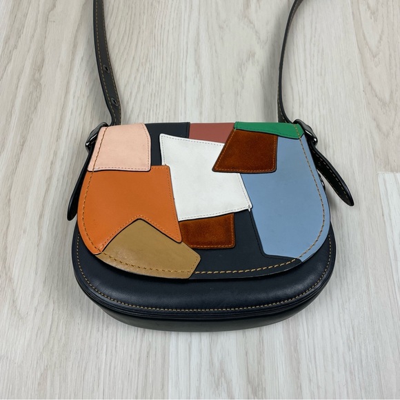 Coach Patchwork Saddle Bag 23 Crossbody Purse - Picture 3 of 10